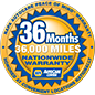 36 months/36k miles warranty Logo | Ledoux's Auto Service